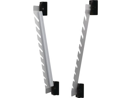 Držiak kľúčov (Farba H228xŠ76/152xD36mm, Veľkosť 10 vertikálnych držiakov pre perforované dosky)