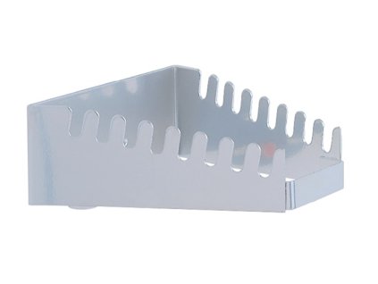 Držiak kľúčov (Farba V50xŠ130/60xH150mm, Veľkosť 8 horizontálnych držiakov pre perforované panely)