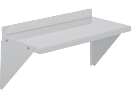 Oceľové police (Farba L450xD220mm, Veľkosť prášková farba vhodné pre dosky s drážkami)