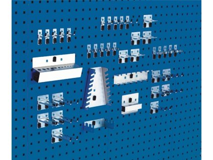 Držiak nástroja (Farba ŠxVmm, Veľkosť 10 hákov/10 dvojitých hákov/20 rôznych držiakov 40 ks.)