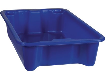 Otočné stohovacie kontajnery (Farba PP modrý, Veľkosť L590xW380xH135mm)