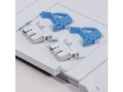 Uzávery (Farba modrá, Veľkosť vhodné pre výklopné veko)