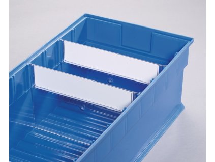 Deliace steny (Farba pre policový box š. 235 mm, Veľkosť Styrolux transparentný  10 ks/bal.)