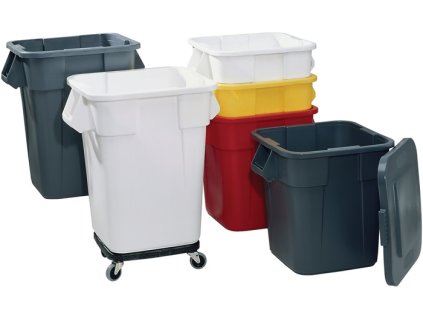 Ploché veko (Farba vhodné pre viacúčelové zásobníky, Veľkosť 151,5 l)