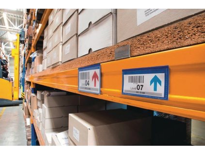 Magnetické vrecko na etikety DURABLE (Farba B297xH210mm modrá, Veľkosť magnetické  50 ks/bal.)