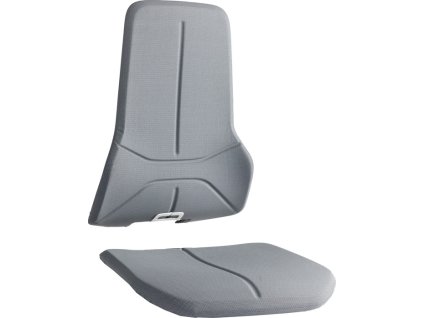 Vymeniteľné čalúnenie (Farba Supertec látka sivá, Veľkosť vhodné pre sedadlo a operadlo)