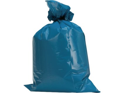 Plastové vrecká (Farba 120 l LD-PE modrá 60 µm, Veľkosť W700xL1100mm  250 ks/kartón)