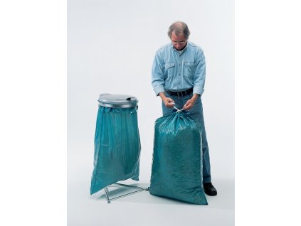 Plastové vrecká (Farba 120 l LD-PE modrý 45 µm, Veľkosť W700xL1050mm  250 ks/kartón)