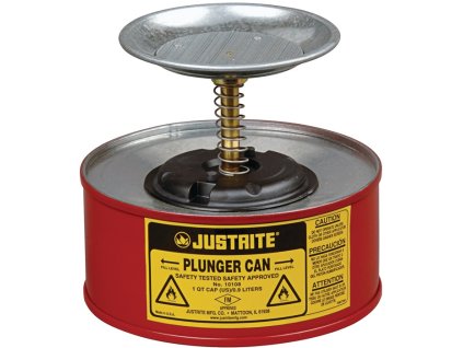 Bezpečnostné kontajnery (Farba 1,0 l oceľový plech, Veľkosť D185xH143mm)