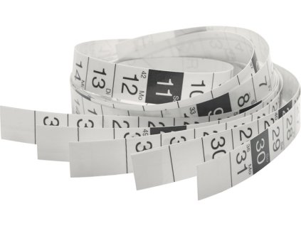 Kalendárne pásky (Farba samolepiaci)