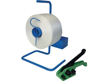 Súprava na páskovanie (Farba Páska d. 500 m, Veľkosť Šírka pásky 25 mm s prenosným dávkovačom)