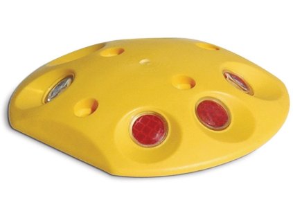 Označovacie gombíky (Farba s bielymi/červenými reflektormi, Veľkosť Polypropylénový karbonát)