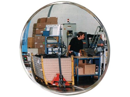 Dopravné/viacúčelové zrkadlá (Farba D.800 mm, Veľkosť Čierny zadný panel s držiakom 15 m)