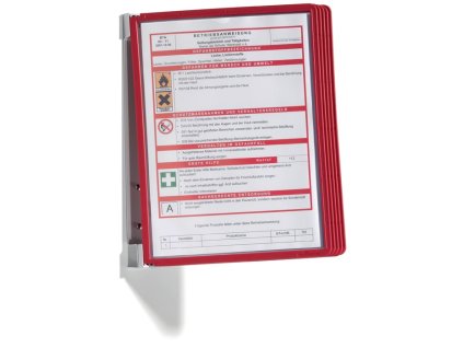 Nástenný držiak (Farba 5 zobrazovacích tabúľ, Veľkosť červená s profilovým rámomf.)