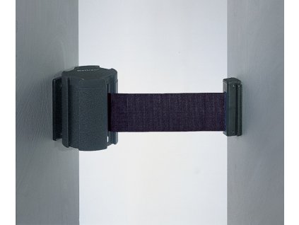 Nástenný držiak pre bariérové pásky (Farba Čierny plast, Veľkosť vhodné pre popruhy)