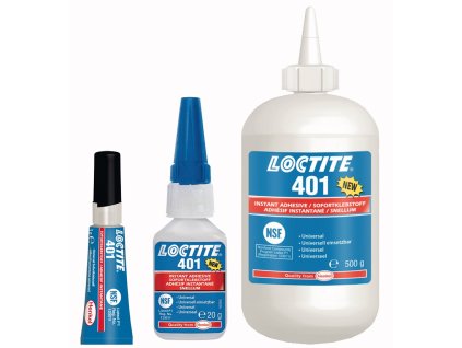 Lepidlo sekundové kyanakrylátové 401 (Farba popis, Veľkosť 500 g fľaška)