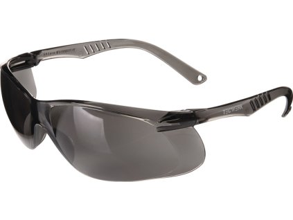 Ochranné okuliare Daylight One EN 166 polykarbonát TECWERK (Farba EN 166, Veľkosť Čierny rám, dymové šošovky polykarbonát)