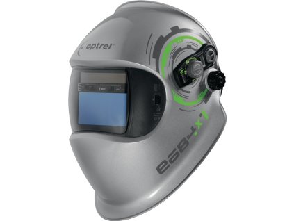 Zváračská prilba Optrel e684 strieborná 90 x 110 mm DIN 5-13 box OPTREL (Farba strieborná, Veľkosť 90 x 110 mm DIN 5-13 Kartónová krabica)