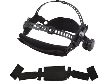 Komfortná čelenka Weldmaster® jednoduchá čierna/sivá JAS (Farba jednoduchý, Veľkosť čierna/sivá)