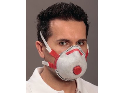 Mandil/Combi/V FFP3/V NR respirátor s výdychovým ventilom EKASTU (Farba FFP3/V NR, Veľkosť s výdychovým ventilom)