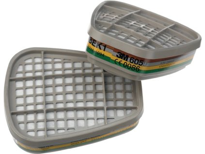 Kombinovaný filter 3M (Farba A1 B1 E1 K1, Veľkosť EN 141 f. Série 6200 + 6800 + 7502)