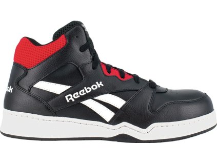 Bezpečnostná obuv BB4500 Safety S3 SRC ESD EN ISO 20345 kožená REEBOK (Farba Veľkosť 46 W. 11 čierna/červená, Veľkosť S3 SRC ESD EN ISO 20345 koža)