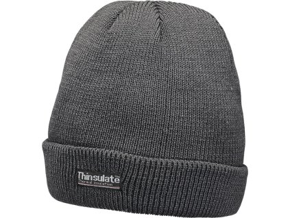 Pletená čiapka Thinsulate univerzálna antracitová TERRAX (Farba univerzálny, Veľkosť antracit)