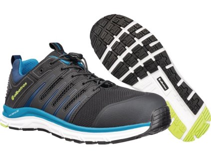 Bezpečnostná obuv BREEZE IMPULSE LOW S1P ESD HRO SRA textilná ALBATROS (Farba Veľkosť 47 čierna/modrá, Veľkosť S1P ESD HRO SRA textil)