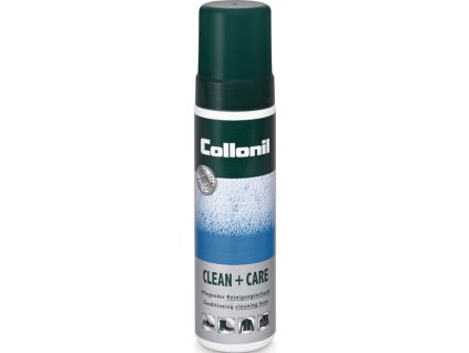Čistič obuvi Clean + Care 200 ml pena s pumpičkou na všetky materiály COLLONIL (Farba 200 ml, Veľkosť Pena s pumpičkou pre všetky materiály)