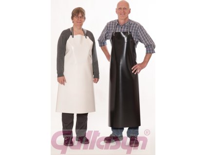 PVC zástera proti kyselinám Guttasyn® MR5 GUTTASYN (Farba Dĺžka cca 120 x šírka cca 90 mm, Veľkosť čierna)