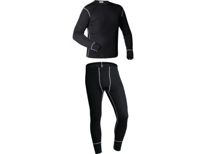 Termofunkčná súprava spodného prádla DELPHI čierna ELYSEE (Farba Veľkosť XXL, Veľkosť čierna)
