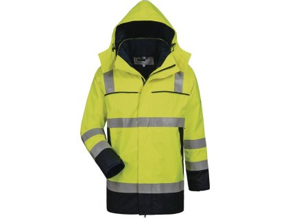 Multinormová parka Toivo žltá/navy ELYSEE (Farba Veľkosť XXL, Veľkosť žltá/navy)