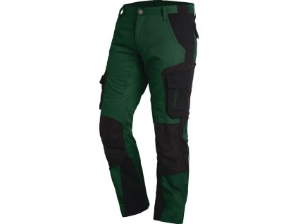 Pracovné nohavice FLORIAN FHB (Farba veľkosť 58, Veľkosť zelená/čierna)