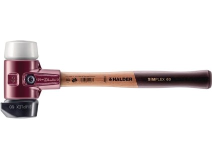 Kladivo s mäkkým povrchom SIMPLEX Dĺžka 405 mm Hlavica Ø 60 mm Drevo (Farba Dĺžka 405 mm Hlava Ø 60 mm, Veľkosť drevo)