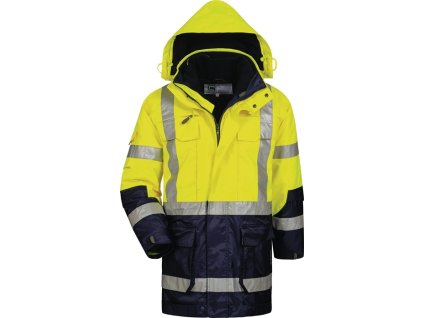 Parka s vysokou viditeľnosťou ELYSEE (Farba Veľkosť XXL, Veľkosť žltá/navy)