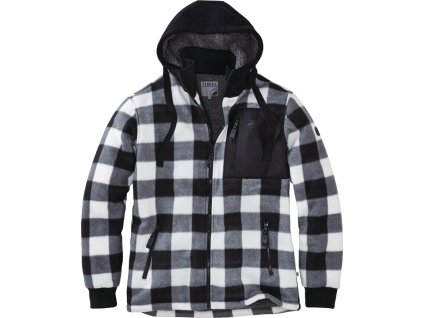 Termokošeľa Terrax Workwear čierna/biela TERRAX (Farba Veľkosť XXXL, Veľkosť čierna/biela)