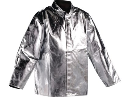 Tepelná ochranná bunda strieborná 1 kus JUTEC (Farba veľkosť 58, Veľkosť strieborná  1 kus)