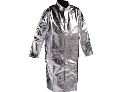 Plášť na tepelnú ochranu strieborný JUTEC (Farba veľkosť 58, Veľkosť strieborná)