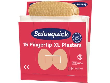 Náplasťové prúžky Salvequick elastické 6 náplní. 15 ks SALVEQUICK (Farba elastický, Veľkosť 6 náplňových balení po 15 ks)