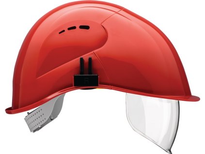 Bezpečnostná prilba VisorLight polyetylén EN 397 VOSS (Farba karmínovo červená, Veľkosť polyetylén SK 397)