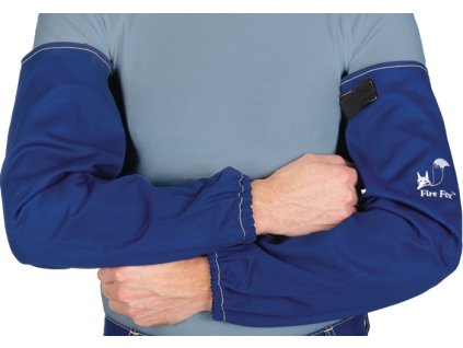 Zvárací rukáv Fire Fox™ dĺžka cca 52 cm modrý WELDAS (Farba Dĺžka cca 52 cm, Veľkosť modrá)