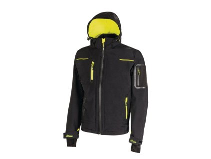 Softshellová bunda Space U.POWER (Farba Veľkosť XL, Veľkosť čierna/karbónová)