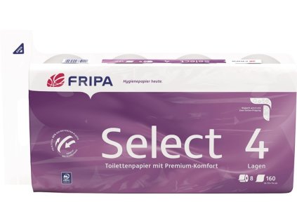 Toaletný papier Fripa Select 4-vrstvový FRIPA (Farba 4-vrstvový)