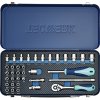 Sada nástrčných kľúčov TECWERK 36-dielna 1/4″ (Farba 36 dielov 1/4 ″, Veľkosť Šírka cez roviny 4-14 mm)