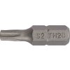 Bit P829191 1/4" T 20 Dĺžka 25 mm s otvorom (Farba 1/4 ″ T 20 dĺžka 25 mm, Veľkosť s otvorom)