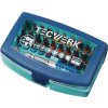 Sortiment bitov TECWERK 32 kusov (Farba 32 dielov, Veľkosť Drážkované/PH/PZD/TX/TX-BO/6Kt.)