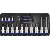 Sada nástrčných kľúčov  19 dielov 1/4 + 1/2 ″ (Farba 19-dielna súprava, Veľkosť 1/4 + 1/2 ″)