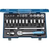 Sada nástrčných kľúčov 19 IMU-10 27 kusov 1/2 ″ Šírka naprieč plochami 10-30 mm (Farba 27 kusov 1/2 ″, Veľkosť Šírka naprieč plochami 10-30 mm)