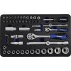 Sada nástrčných kľúčov  55 kusov 1/4 + 1/2 ″ Šírka cez roviny 4-32 mm (Farba 55 kusov 1/4 + 1/2 ″, Veľkosť Šírka cez ploché drážky 4-32 mm)
