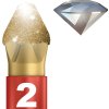 Sortiment bitov Bit-Check Diamond 1 30-dielny Drážkované/PH/PZD/TX (Farba 30 dielov, Veľkosť Drážkované/PH/PZD/TX)